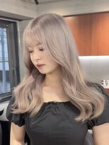 ニコトウキョウ 新宿(nico TOKYO) ダブルカラーミルクティーピンクホワイトパープルハイトーン韓国