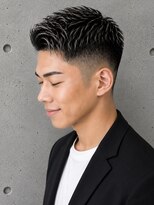 クリアオム 蕨(CLEAR homme) メンズ テーパーフェード アップバングショート