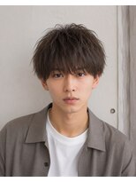 MEN's Baguz MEN'Sカット/ MEN'Sパーマ/ MEN'Sカラー 韓国風マッシュニュアンスパーマ束感シースルーバング人気ヘア