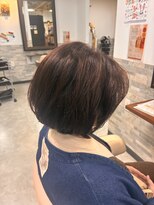ヘアーララプラス(HAIR lala+) 【HAIR lala+】 #レッドブラウン#デジタルパーマ#ミディアム