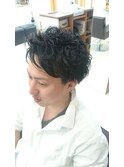 メンズショートパーマ