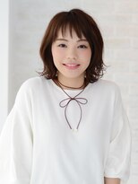 アース 花巻店(HAIR&MAKE EARTH) 外ハネ無造作ボブ【EARTH吉祥寺】