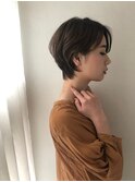 ショート×マットブラウン