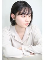 デヴェロペ(Devellope.)&nbsp;【Devellope.】シースルーバング　ナチュラルボブ　耳掛けボブ