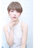 [OCEAN Hair&Life藤原純]耳かけショート×透明感カラー☆