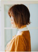 切りっぱなしボブ/20代/30代/40代/50代/倉敷/白楽町