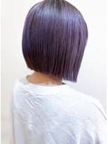 モリオ フロム ロンドン イオンモール 熊本店(morio FROM LONDON)&nbsp;【morio熊本】ぱつんとボブ×アイリッシュパープル.k