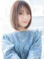 モッズヘア 上尾西口店(mod's hair)&nbsp;大人かわいいインナーカラー小顔前下がりボブa上尾20代30代40代