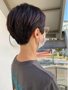 オーシャン(Ocean) [OCEAN Hair&Life藤原純] 秋カラー×刈り上げ丸みショート☆