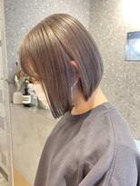 サンク 原宿 表参道(cinq)&nbsp;ミルクティーベージュダブルカラーインナーカラーケアブリーチ