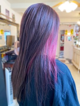 アルファ インタラクティブ エム フラワー(ALUFA interactive.M Flower) 20代30代大人可愛い透明感ピンクイヤリングカラー大人レイヤー