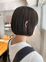 アン 溝の口(un)&nbsp;パツッとミニボブ×ナチュラルグレージュカラー☆