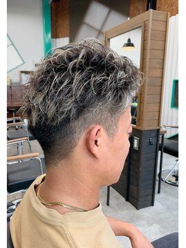 ブッディ(BDY) メンズパーマ☆ハイトーンメッシュ