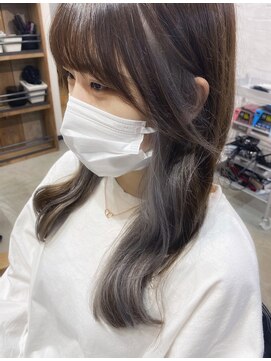 ヒルズヘッドスパサロン(hill's head spa salon) 【hill's】杉山　インナーカラー＊グレーパール