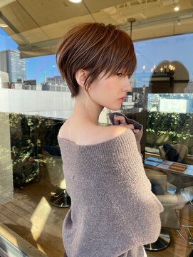 バンプ ギンザ(BUMP GINZA) くびれショート/マロンブラウン/大人ショートボブ