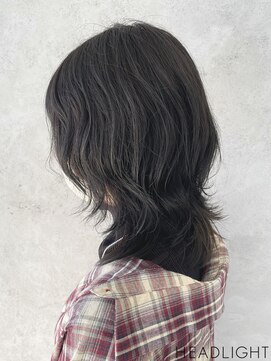 ソーエン ヘアー エイト 札幌駅前店(soen hair eight by HEADLIGHT) ブルーブラック×ウルフカット_807M1554