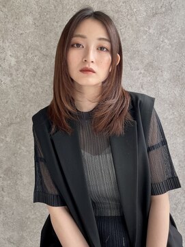 オブ ヘアー 自由が丘 ウエスト(Of HAIR WEST) お手入れ簡単☆レイヤーミディアムヘア