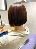 艶髪/髪質改善/ツヤボブ/ブラウン