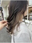 10代20代30代ロングレイヤーインナーカラー小顔