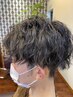 《平日限定/男性限定》カット＋カラー＋パーマ　17600→14000