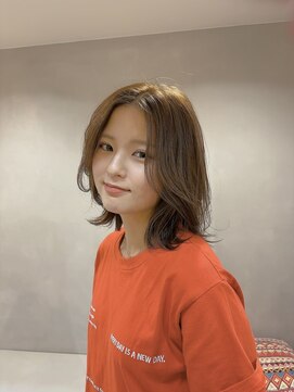 エイトオーミヤ 大宮店(EIGHT omiya) ピンクベージュ×外ハネボブ