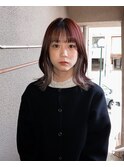 レッドインナーベージュカラー