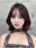 10代20代30代韓国ボブ髪質改善切りっぱなしボブ似合わせカット