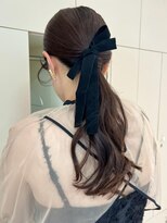 ヘアセット/ヘアアレンジ/リボンアレンジ/タイトアレンジ
