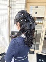 スーリール 伊都店(Sourire)&nbsp;編み込み/アレンジ/セット/ハーフアップ