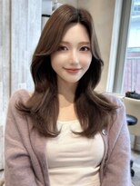 エインアンリー 明治神宮前(AIN.ANLY.)&nbsp;ローズブラウンアッシュブロンド暗めカラーデザインカラー