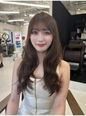 韓国ヘア/レイヤーカット/髪質改善/顔周り/ブリーチなしベージュ