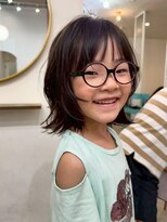 ロミー 本厚木(ROMMY.)&nbsp;キッズカット☆女の子大人可愛いくびれボブ◎前髪ありオール世代