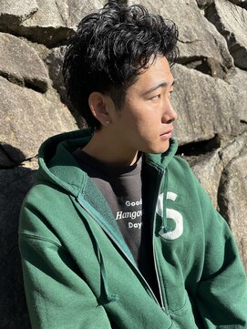 ロックス バイ マグ 松本(rocks BY MAG) アップバングツーブロックべリーショートアッシュ爽やか