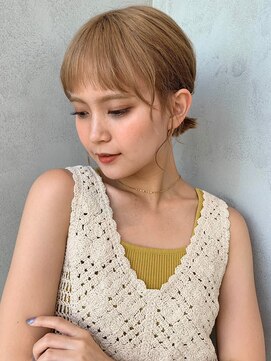 セイドット オモテサンドウ(Say. omotesando) Say.ボブレイヤーヘーゼルグレージュアッシュブロンド表参道青山