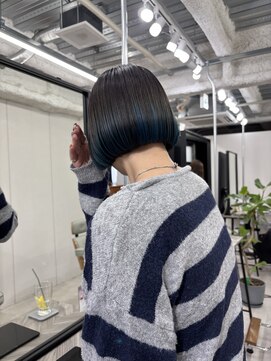 ジェスター 烏丸御池店(JESTER) 〈suzuno〉裾カラー×ミニボブ