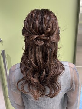 イオエ 西梅田(ioe) ブリーチなしカラー/髪質改善/ミルクティーベージュ/小顔ヘア