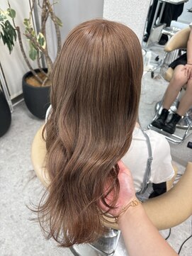 天神美容室 ミルクティーベージュ/ワンブリーチ/マロンベージュ