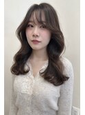 韓国風柔らかグレージュ