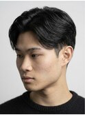 曲がる縮毛矯正でつくるセンターパート！