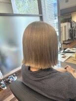ヘアーアンドメイク ルシエル(hair&make Luxiel)&nbsp;ハイトーン切りっぱなしボブ
