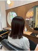 髪質改善　ブルージュ　外ハネ　艶髪