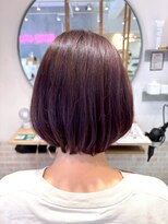 アース モード 新小岩店(EARTH/M)&nbsp;前下りボブ×カシスブラウン