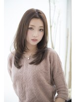 アイナ(aina)&nbsp;正統派美人ストレートにニュアンスカールで女子力UP aina　池袋