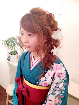 フランベアー(Franc Bear) お洒落編み込み♪ルーズサイドアップ