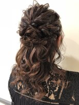 ネオリーブ ジューク 日吉店(Neolive JuQ)&nbsp;モダンハーフアップ☆ 日吉美容室 卒業式 袴着付け