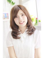 ラリラモーヴ&nbsp;上品清楚なストレートワンカールスタイル