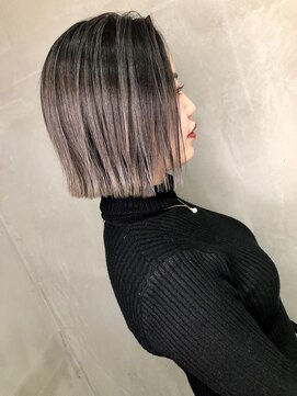 メリー(merry craftsman's factory) バレイヤージュハイライトことりベージュアッシュグレージュ