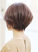 30代からのひし形前下がりショートボブ