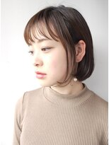 モリオ フロム ロンドン サッポロファクトリー店(morio FROM LONDON)&nbsp;【morio札幌】2020年人気 大人かわいいシースルーバングボブ
