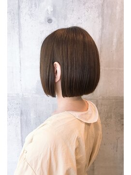 エンリッチヘア(enrich hair) ミニボブ　韓国女子風　ミルクティーベージュ